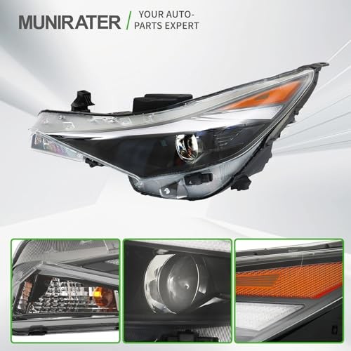 Headlight Assembly w/o DRL Driver Side w/o Bulb Replacement for Elantra 2021