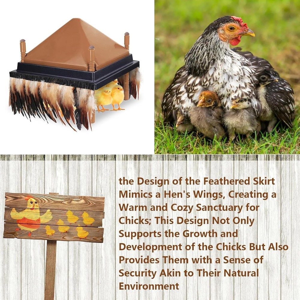 Customizable 6.5FT Brooder Heating Skirt - Easy Installation for Happy Chicks