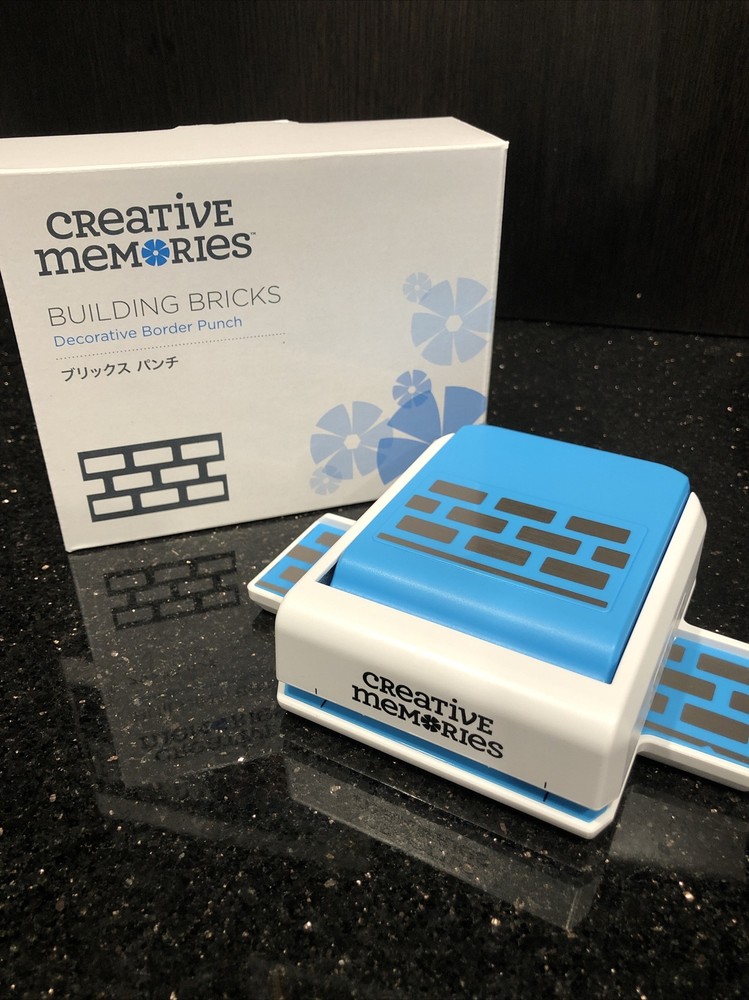 Creative Memories Building Bricks Decorative Border Punch Rare Never Released