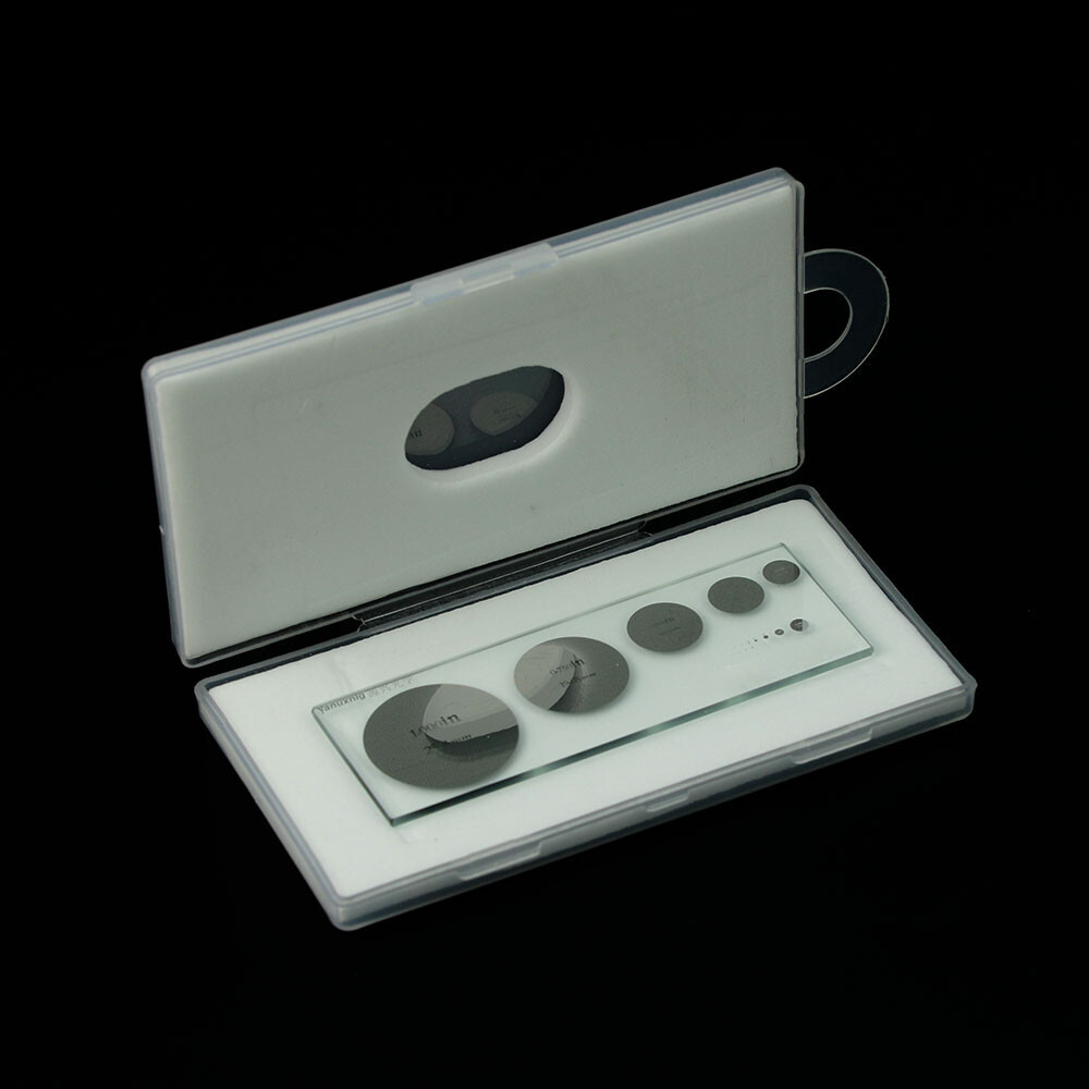 Circular Scale Microscope Stage Micrometer Calibration Slide Stage Graticules