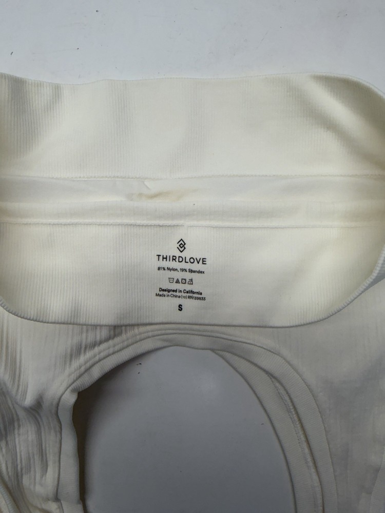NWT ThirdLove Ivory Bralette S Seamless Pullover Wireless Unlined Lightweight