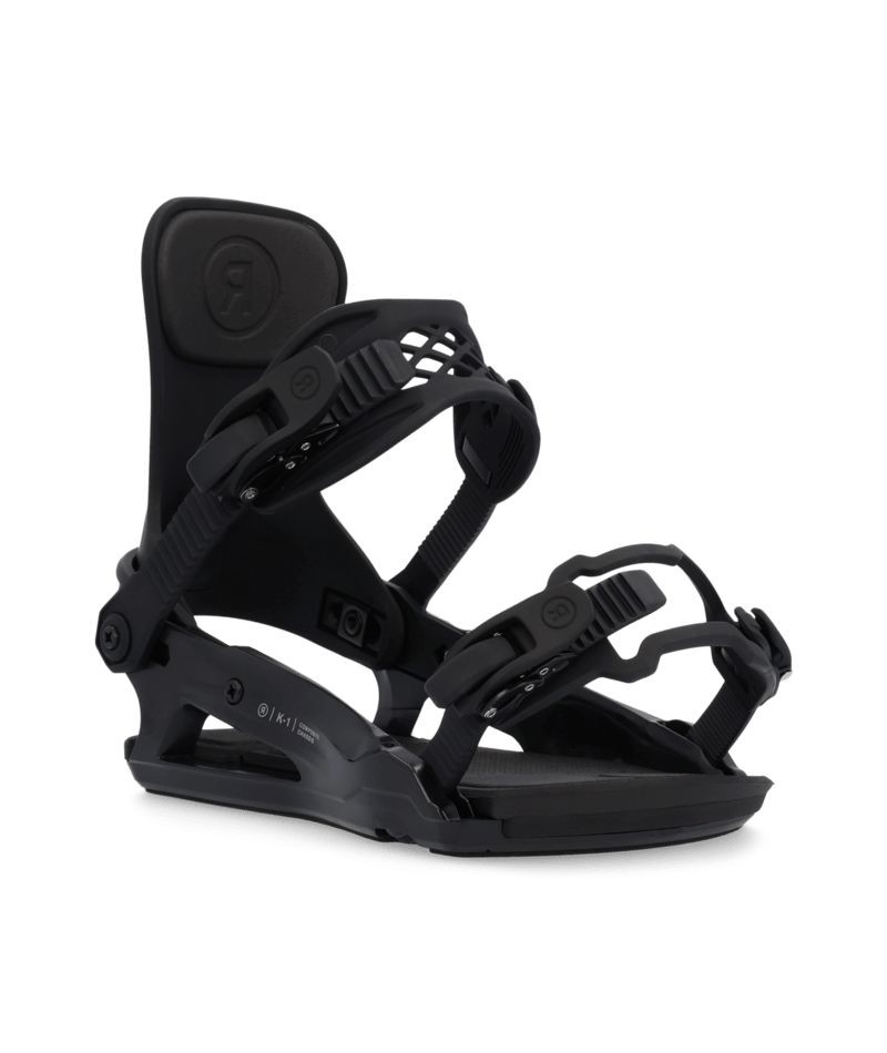 Ride K-1 Kid's Snowboard Bindings, Black, Medium MY25