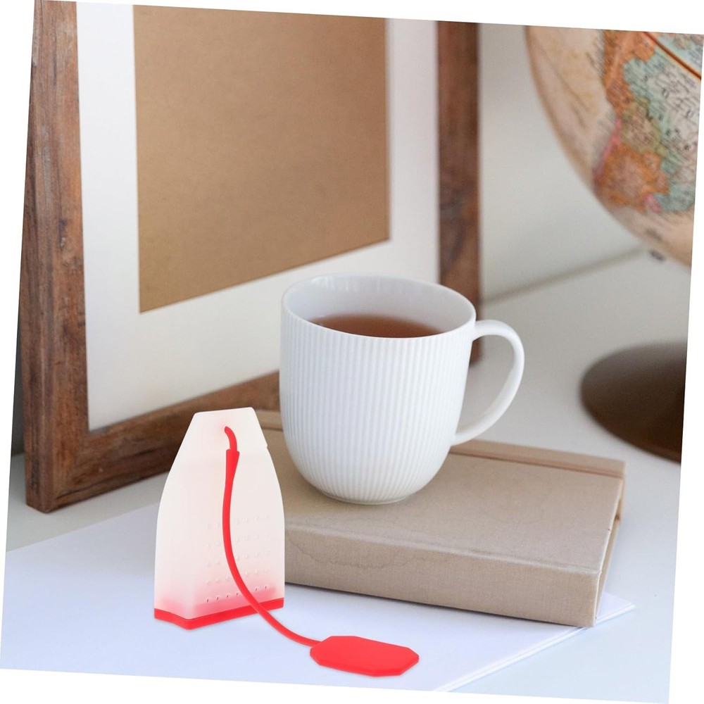 2Pcs Silicone Tea Strainer Reusable Loose Leaf Infuser