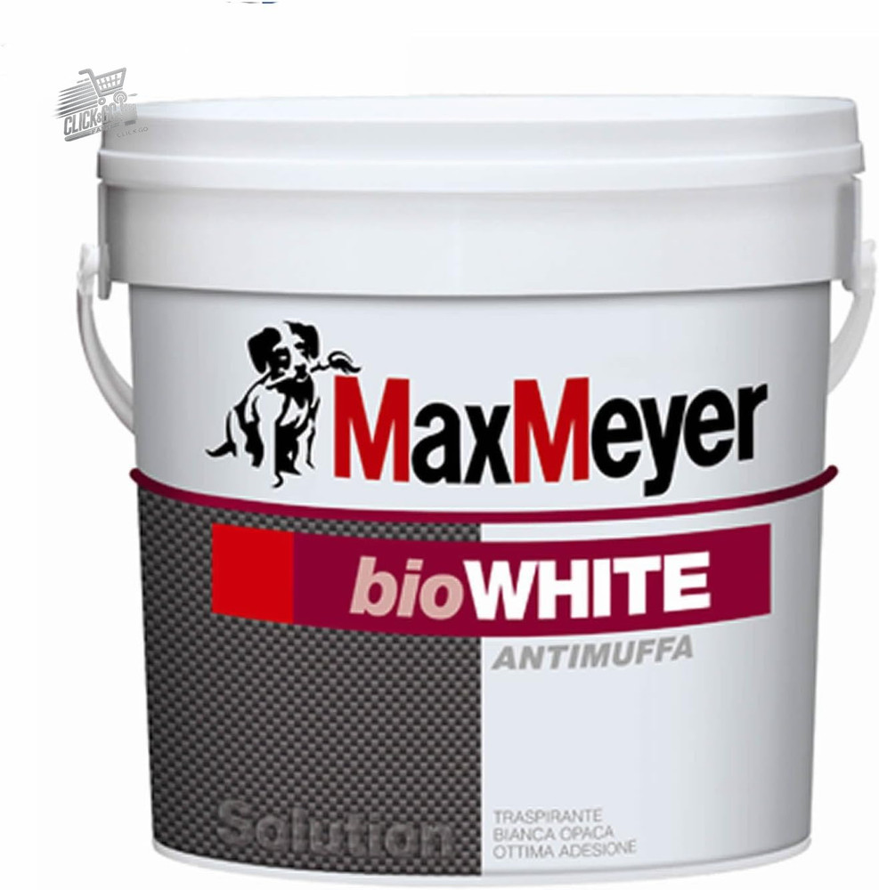 MAX MEYER BREATHABLE ANTI-MOLD HYDRO PAINT ORGANIC WHITE WHITE LT. 5