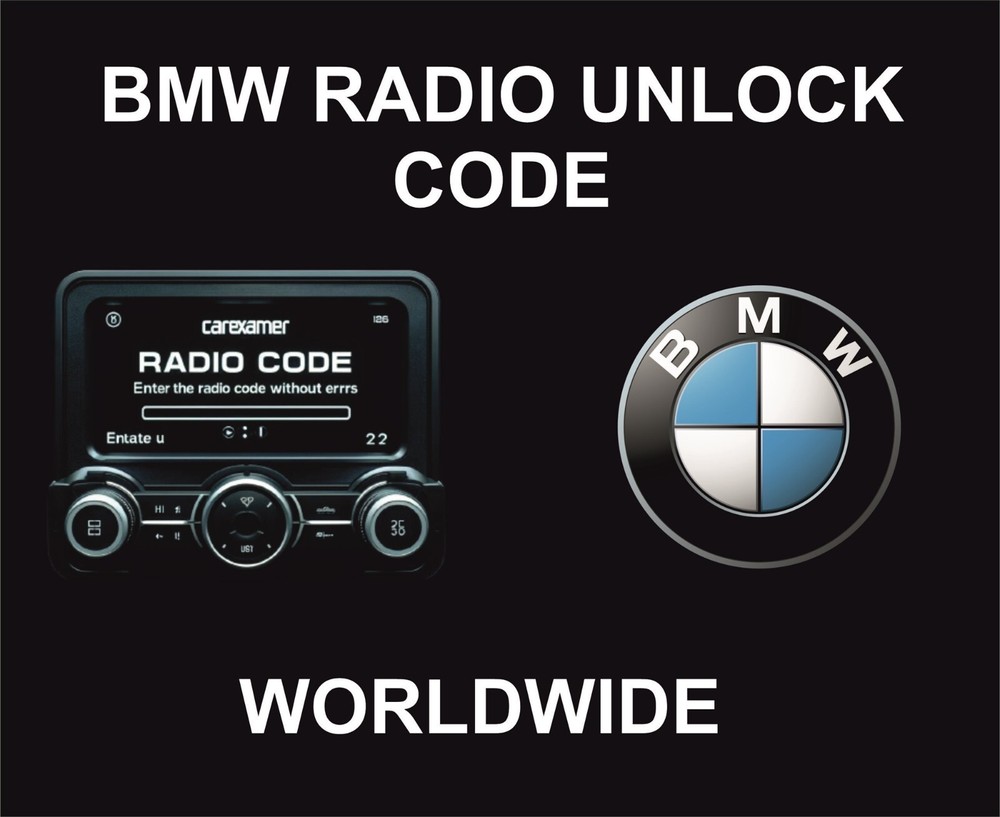 BMW Radio Unlock Code, Startup Code, Worldwide