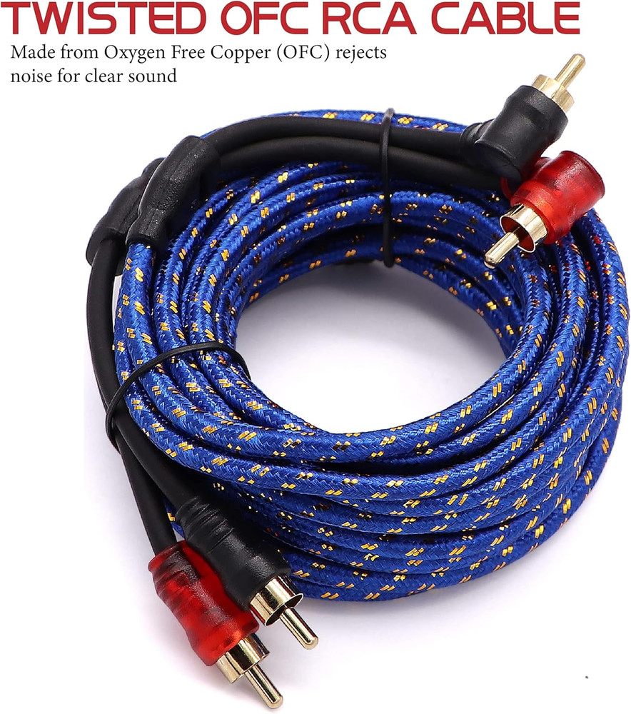 0 Gauge Amp Wiring Kit,3000 Watt Amplifier Sub Installation Kit Make Connections