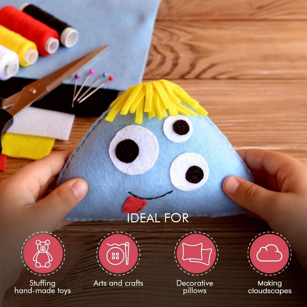 Polyfill Stuffing Polyester Fiber Pillow Stuff Fill Crafts Sewing Washable NEW