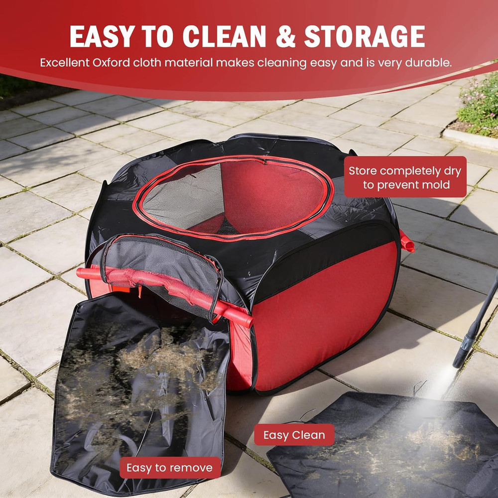 Chicken Brooder Box for Chick Starter Kit Upgrade Three-Sided Mesh Window Broode