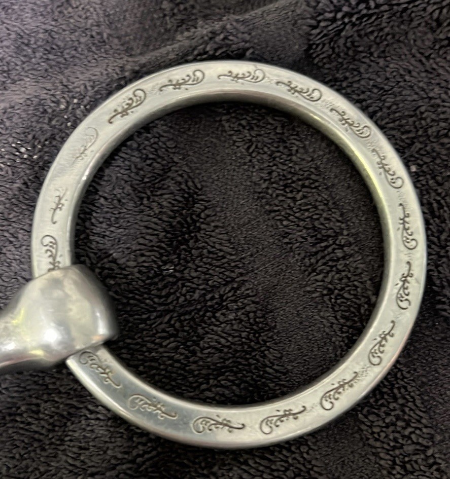 ~**Vintage**~ Sliester Engraved Ring Snaffle Bit!!