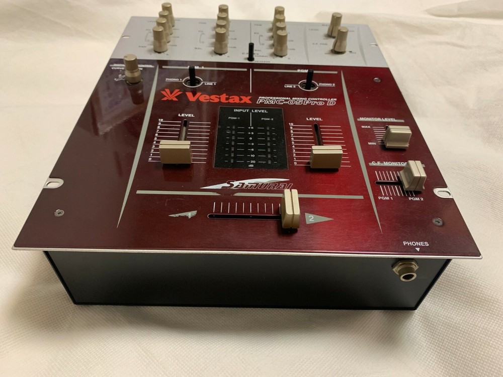 Vestax PMC-05 Pro D Samurai DJ Mixer Professional Mixing Controller