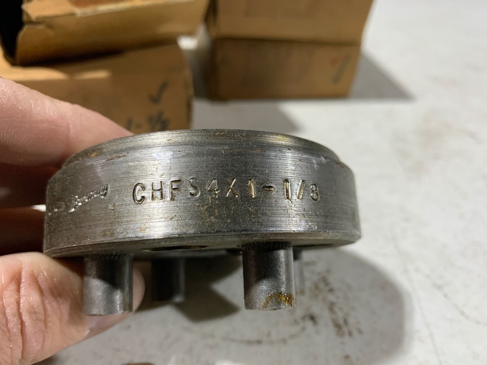 Two (2) Browning CHFS4 1-1/8" Flexible Coupling Hubs, NOS
