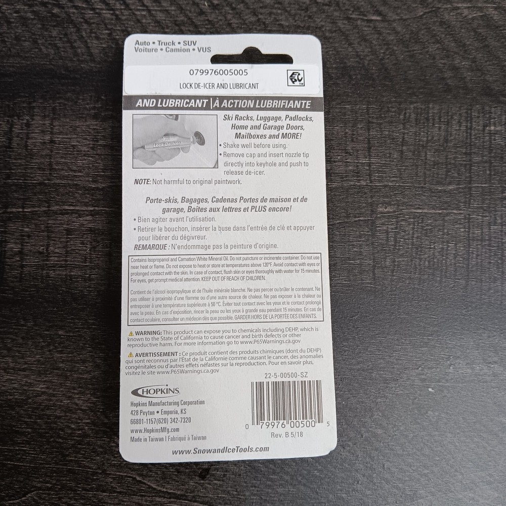 SUBZERO Lock De-Icer & Cylinder Lubricant for Padlocks, Auto Locks & More! #1