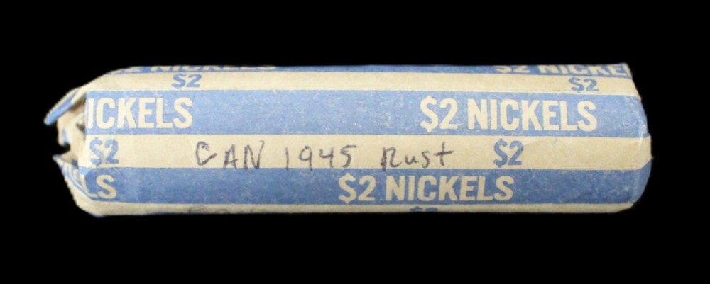 1945 CANADA 5C ROLL - OFF QUALITY/RUST