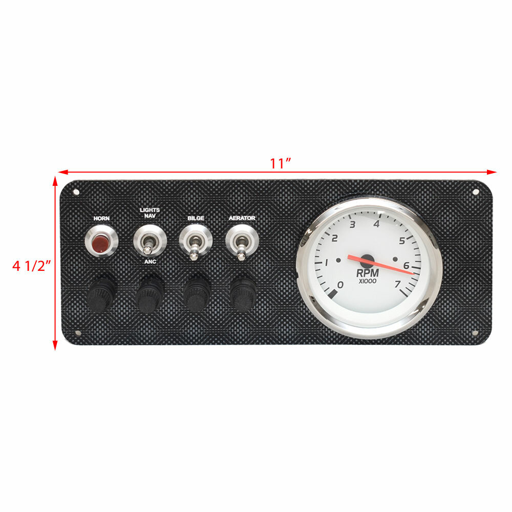 Tracker Boat Gauge Switch Panel 333172 | Super Guide V-16 Tiller