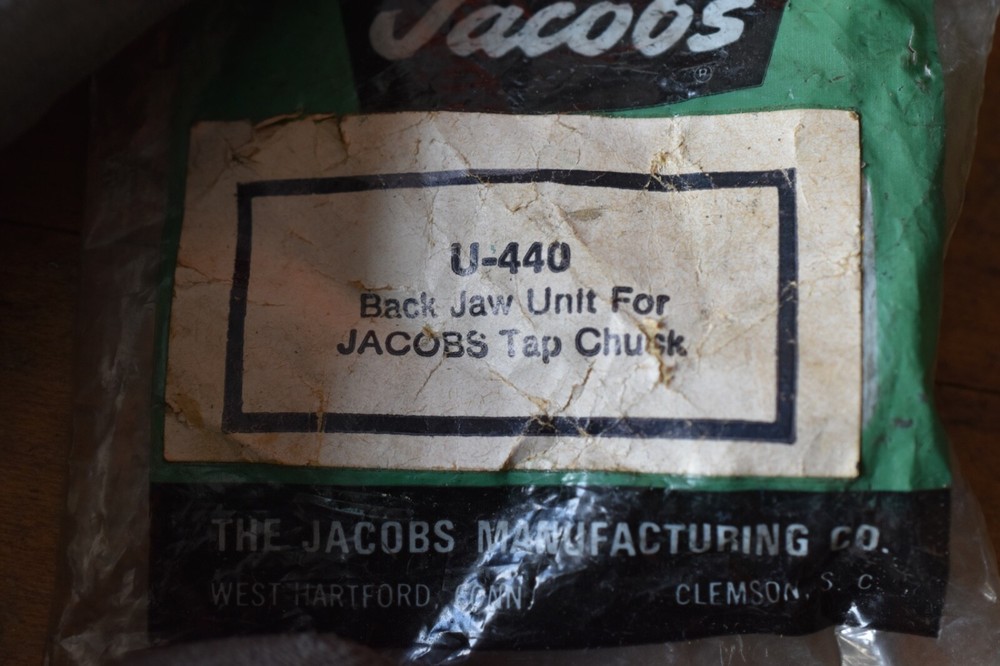 Jacobs Back-Jaws for Tap Chucks (Model U440)