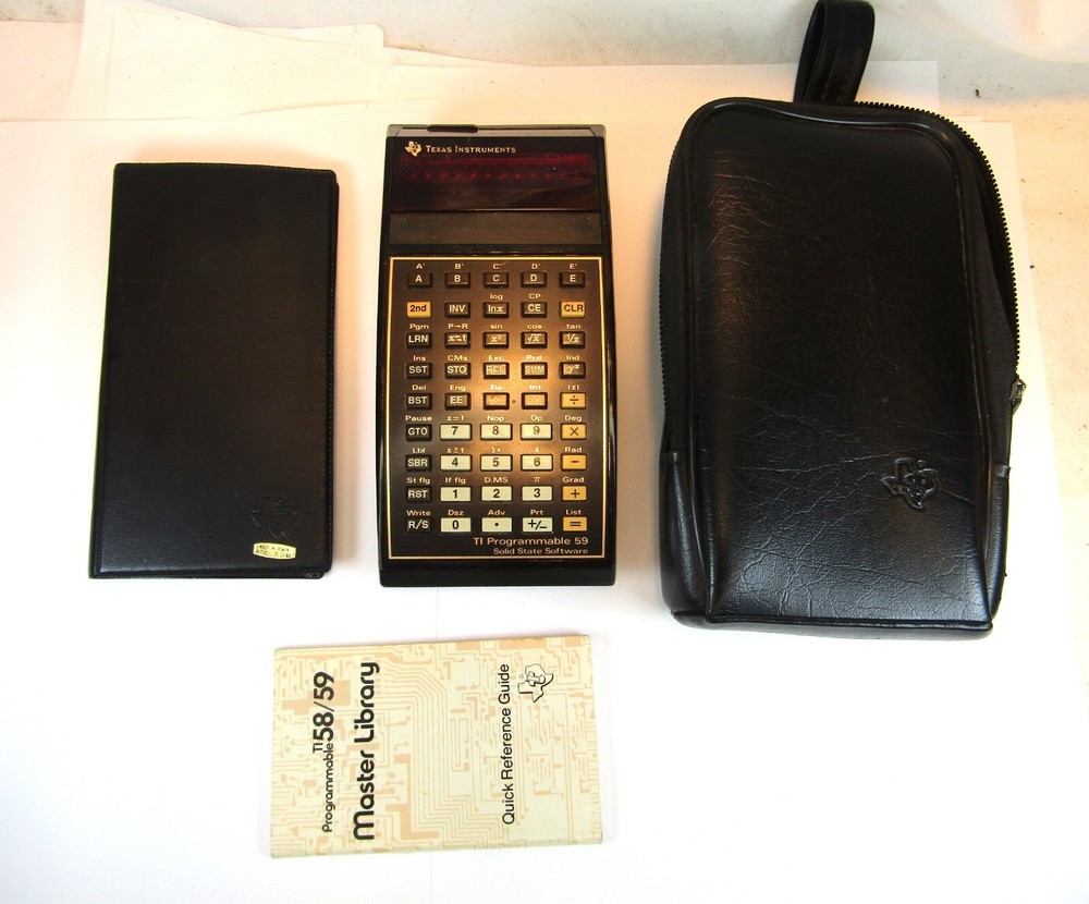 Vintage Texas Instruments TI-59 Programmable Calculator - FOR PARTS