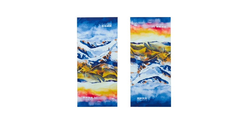 go pro neck gaiter alpenglow