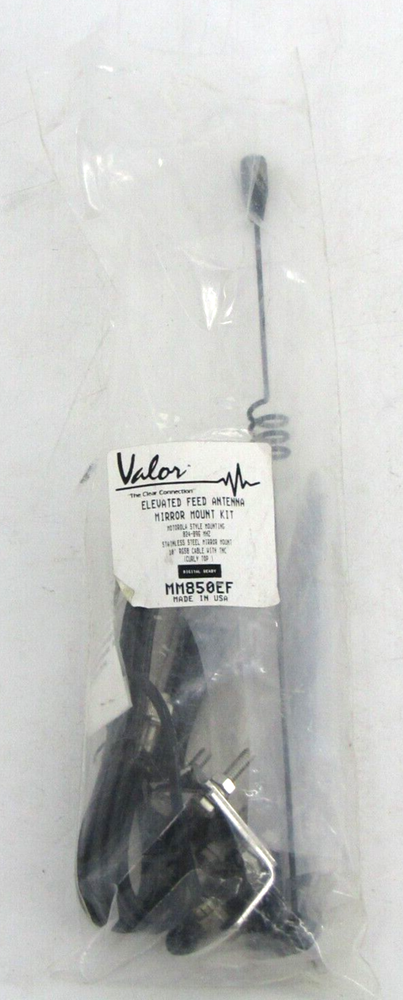 Valor Elevated Feed Mirror Mounting Kit Motorola Style Cellular Antenna w/ Cable