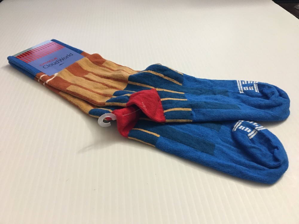 Oracle Cloud World IBM Socks CloudWorld