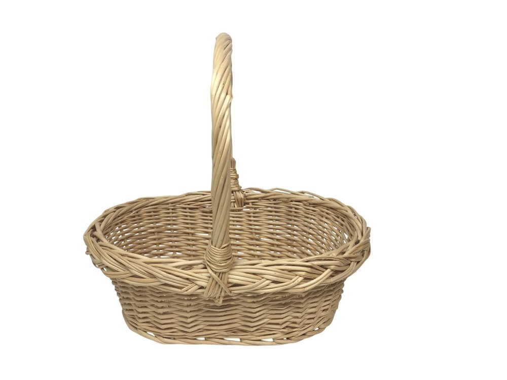 Small Woven Wicker Basket with handle