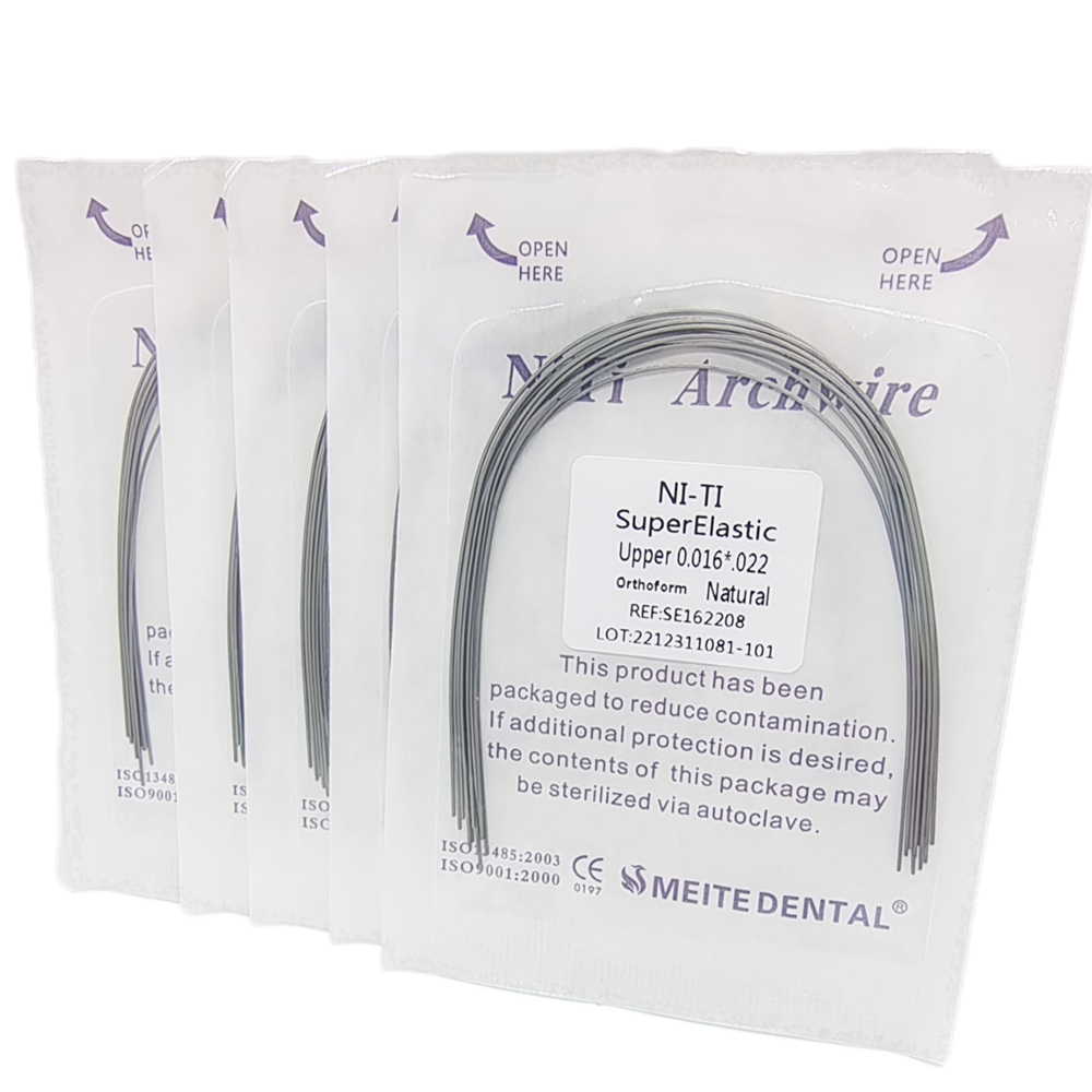 Dental Orthodontic Super Elastic Niti Nature Form Rectangular Arch Wires