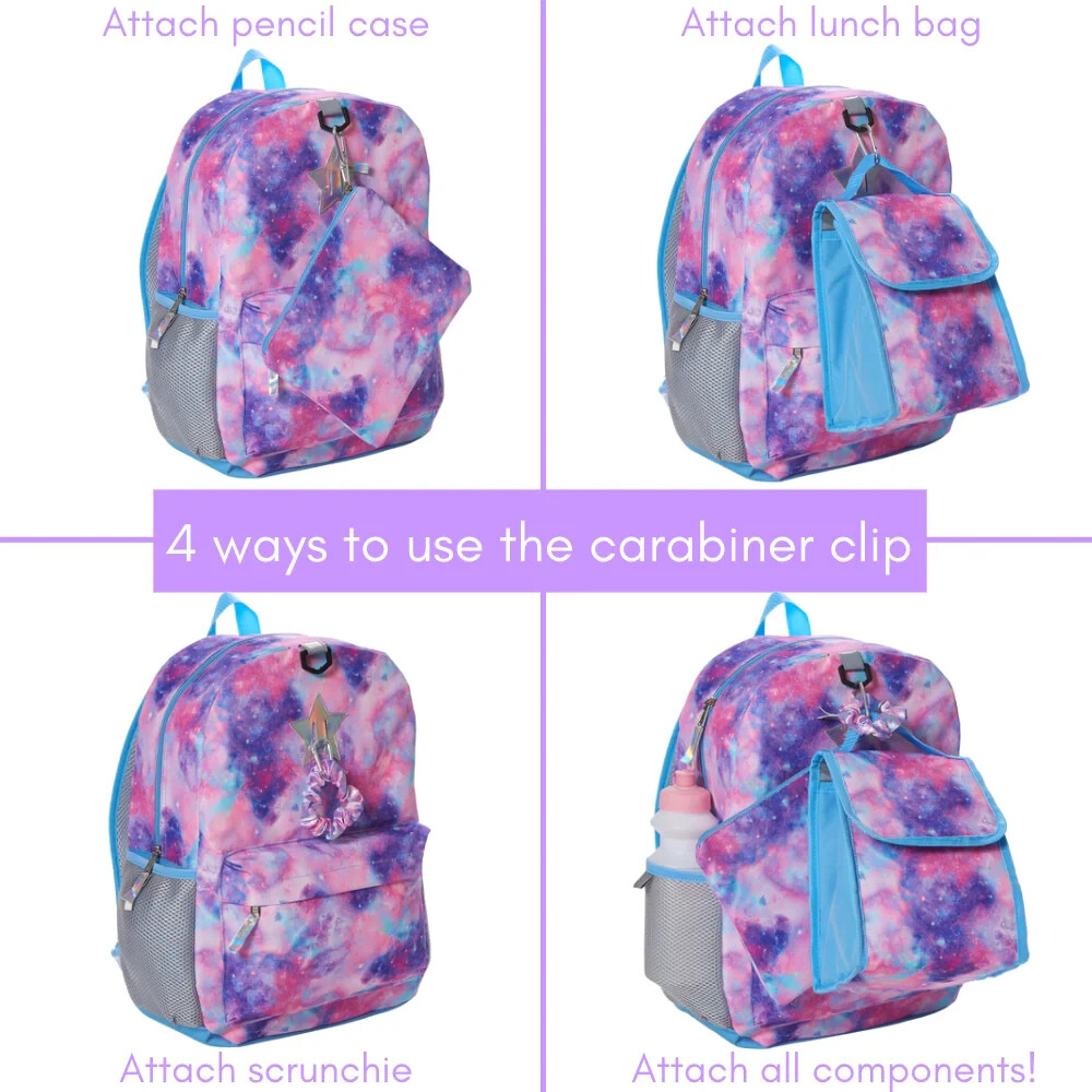 6-Piece Backpack & Accessories Set