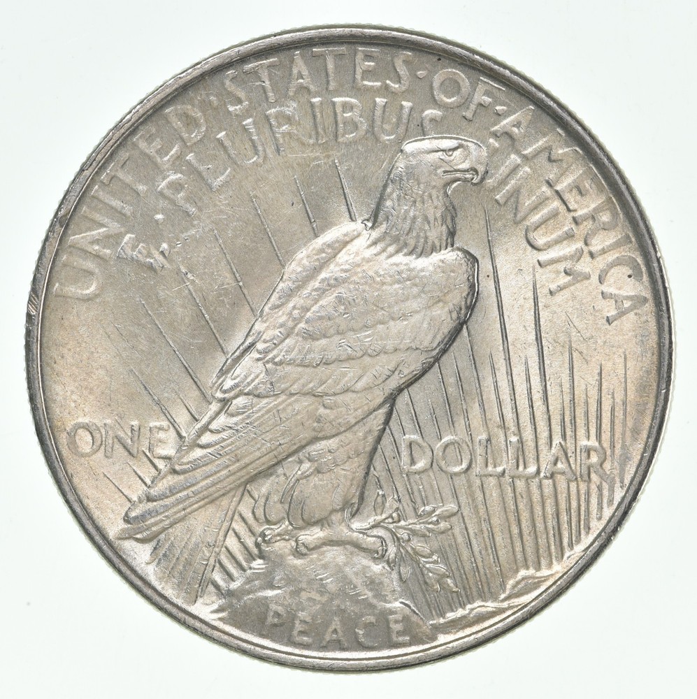 (1) BU 1922 (P) Peace Silver Dollar $1 Unc MS 90% Silver
