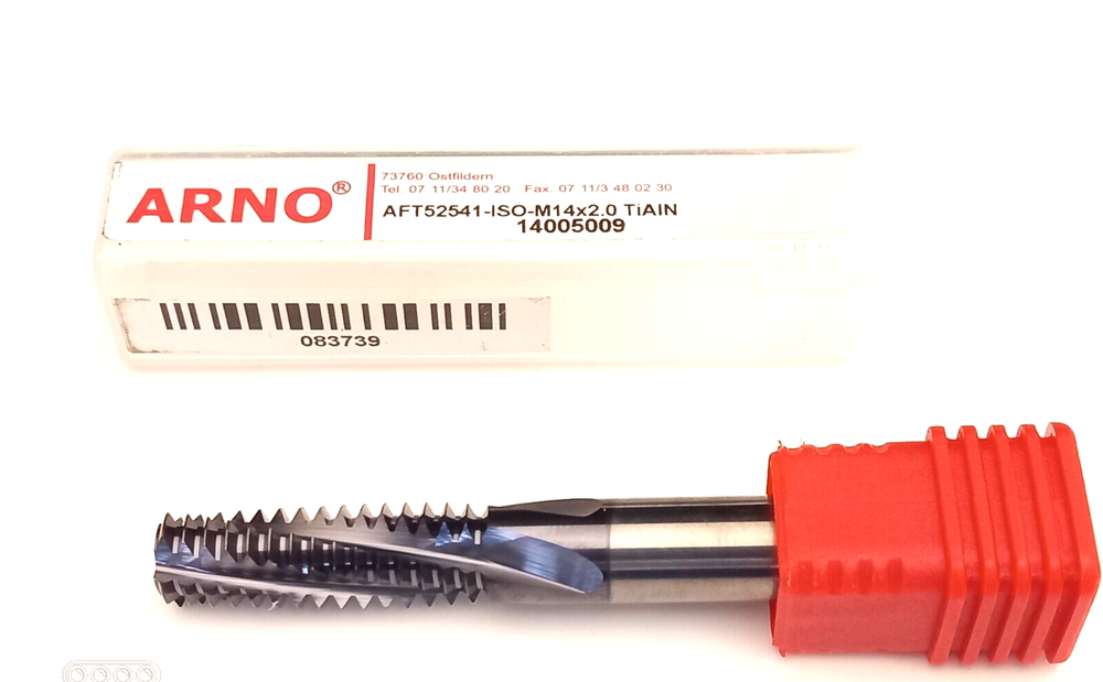 ARNO Thread Milling Solid Carbide AFT52541-ISO-M14x2.0 TIAIN