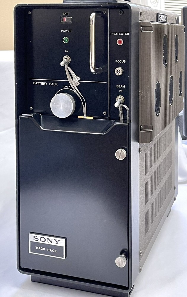 Vintage Sony Video Pro BVP-100 Back Pack Unit
