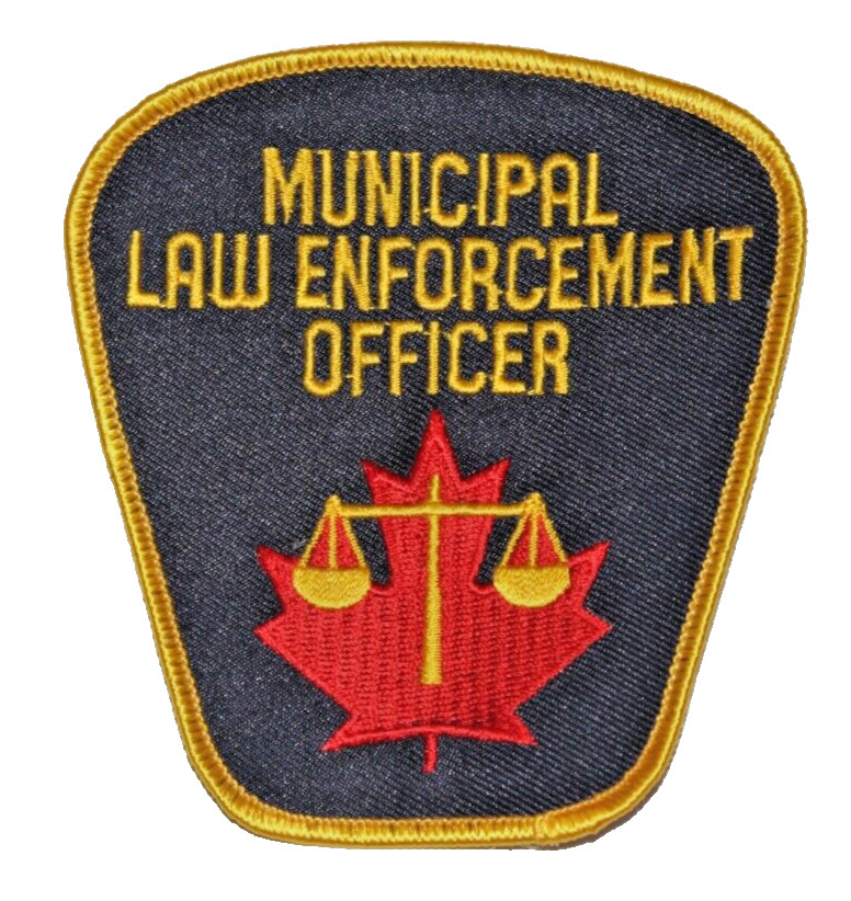Municipal Law Enforcement Officer Patch - Police Patch - Canada CAN - Maple Leaf