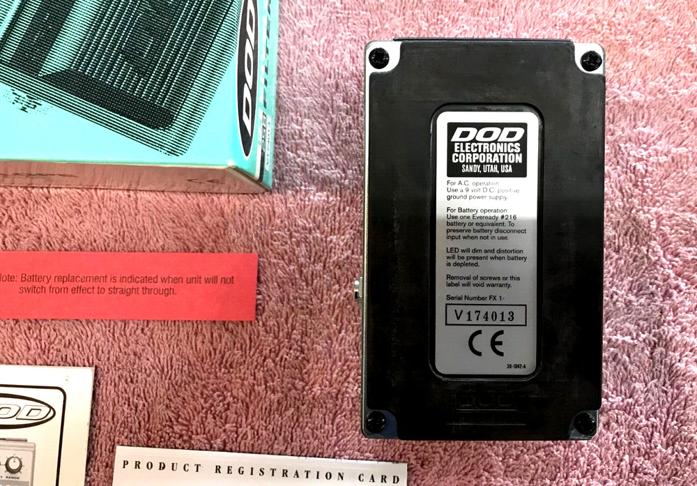 DOD FX ENVELOPE FILTER PEDAL (NEW)