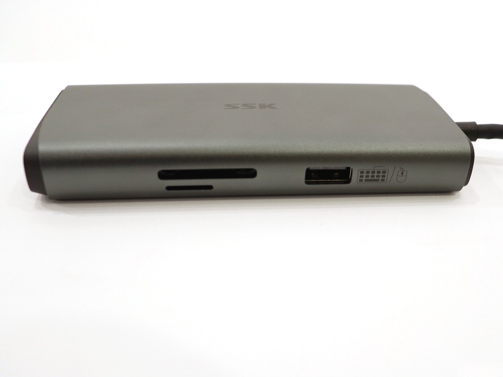 SSK 10-in-1 Type-C Multi-Function Docking Station SC207 (Silver) - Refurbished