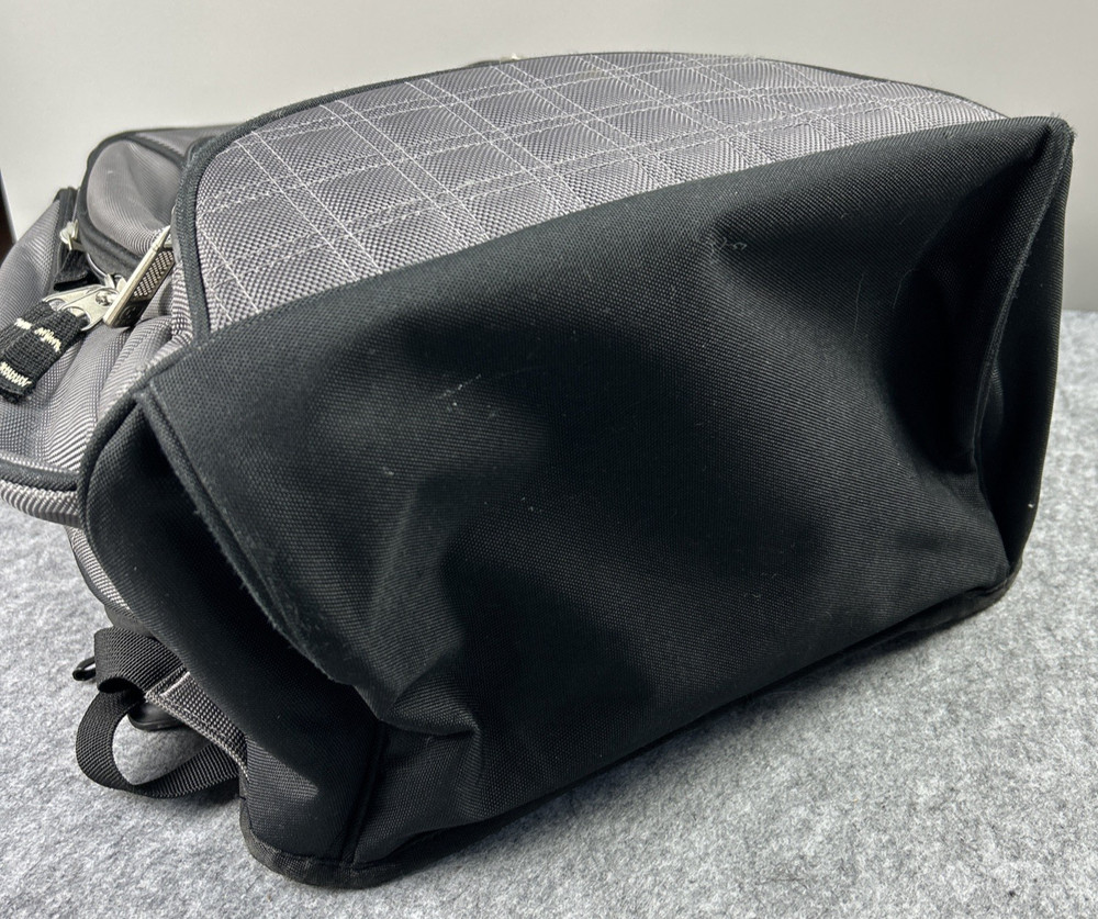 Ogio Utilitarian Gray Large Laptop Backpack Work Travel Multiple Compartments