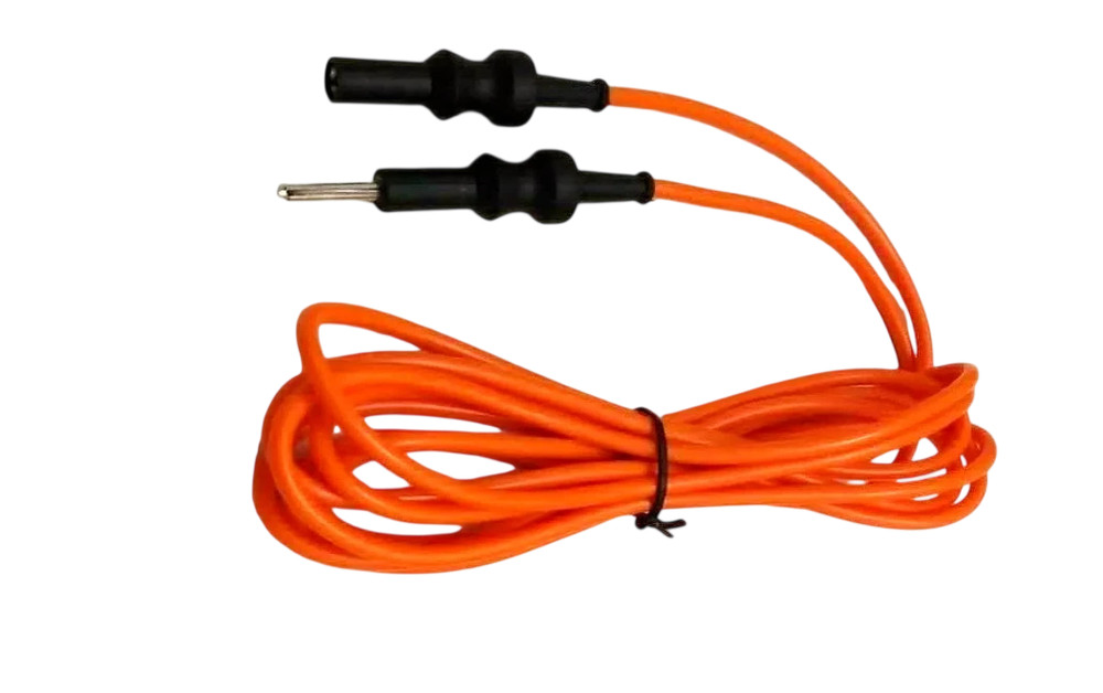 Laparoscopic Monopolar Cable 3M Silicone Electrosurgical ESU Cable for Forceps