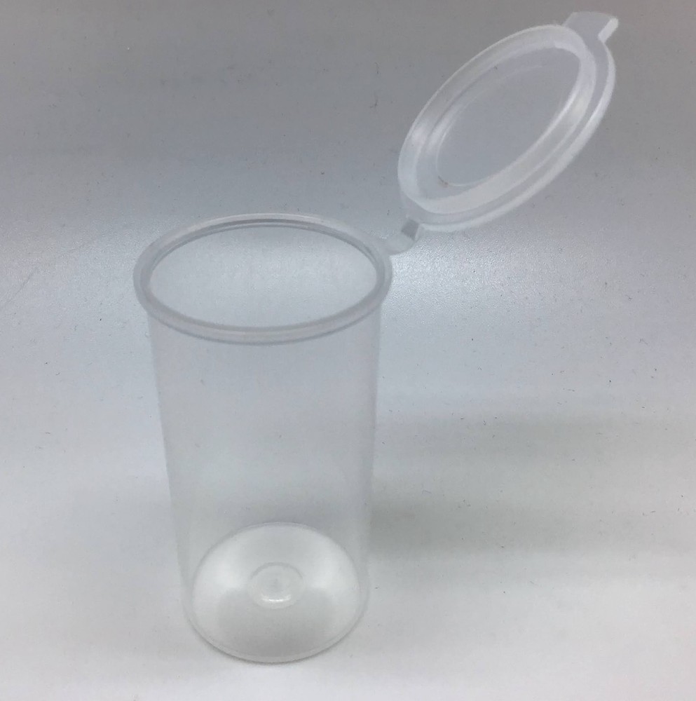 Dice Vial (2) - Plastic Dice Container for Display and Storage