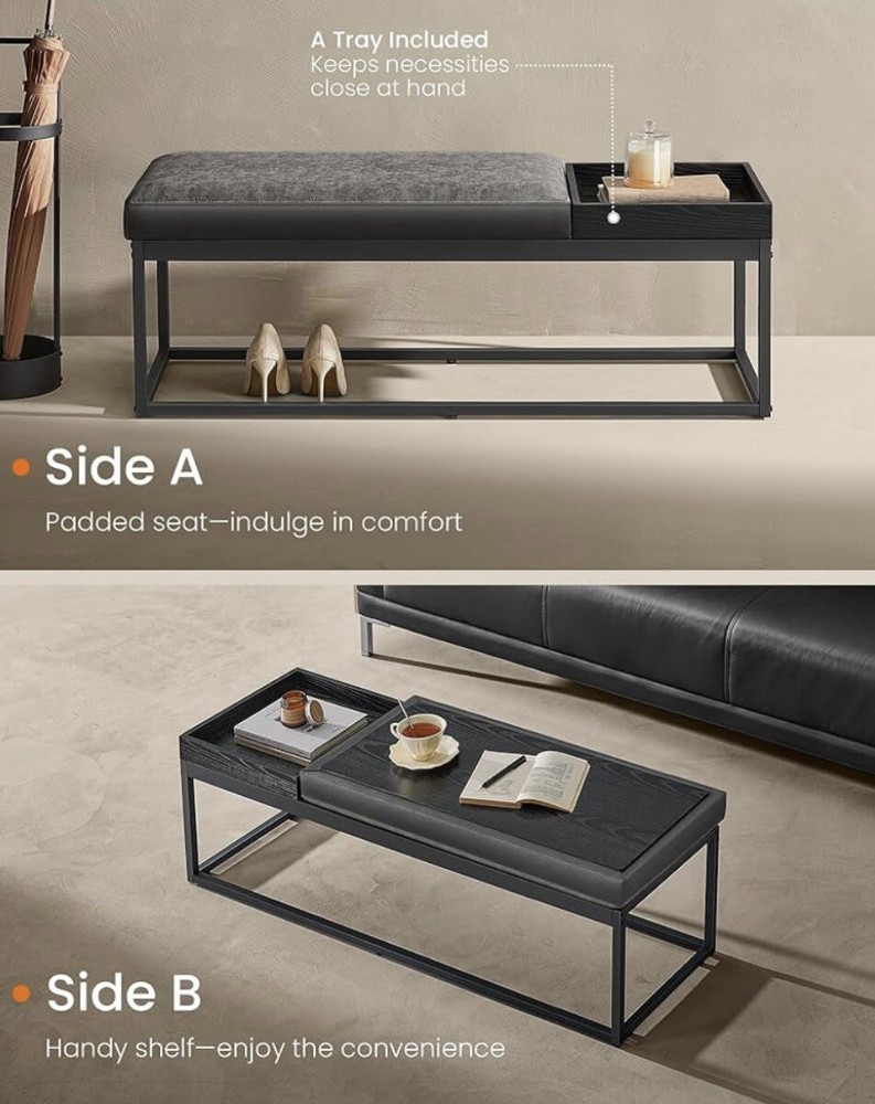 Ottoman Bench With Tray
