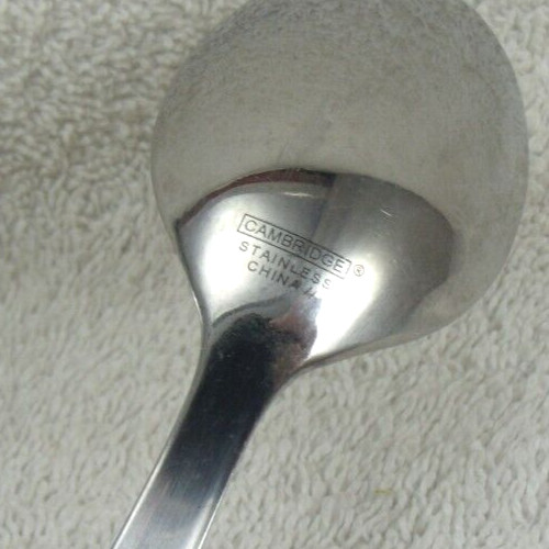 Erika Sand Soup Spoon Cambridge Stainless Flatware