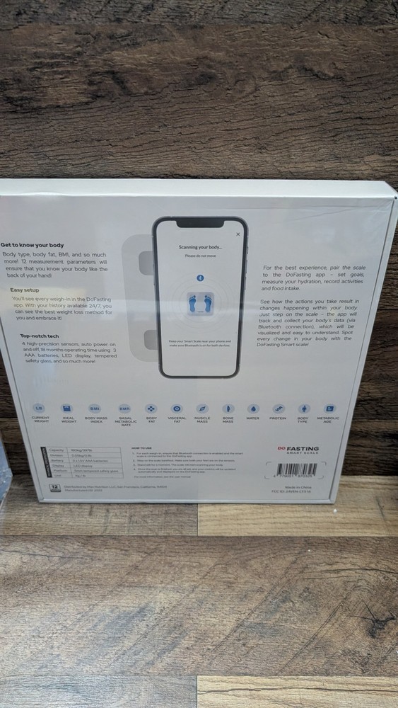 Do Fasting Smart Scale Bluetooth IOS Android