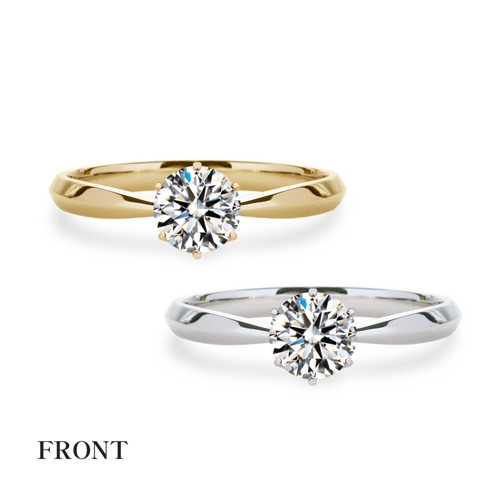 1ct Lab-Grown Diamond Solitaire Ring D/VVS2/3EX Pt900