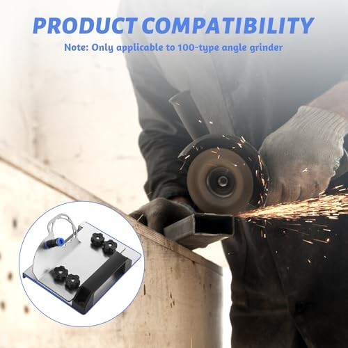 45° Tile Chamfering Tool & Cutter Stand for Angle Grinder - 100-Type Attachments