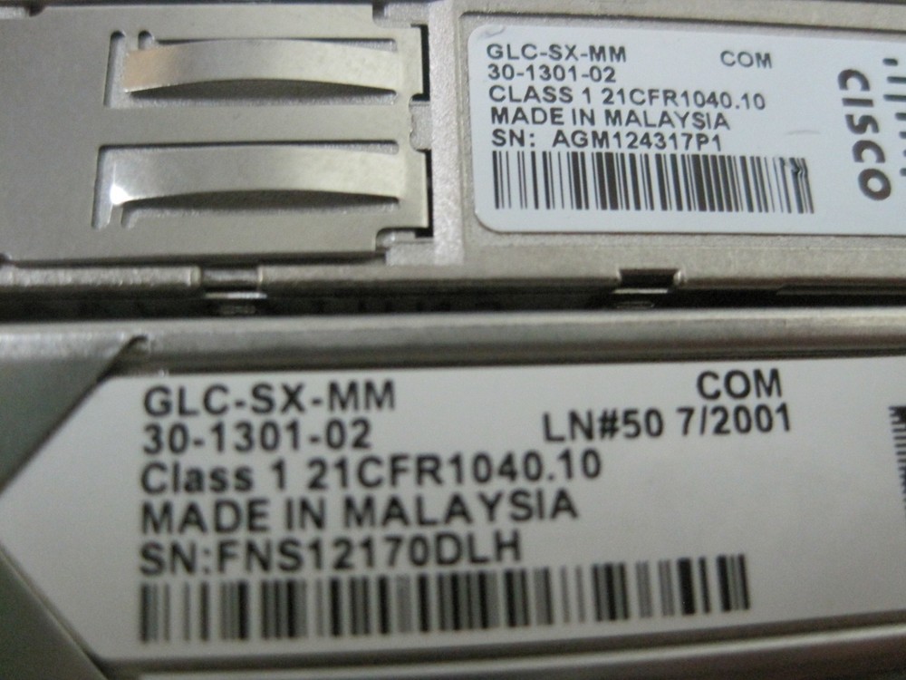 LOT OF 8 Cisco GLC-SX-MM Transceiver Module