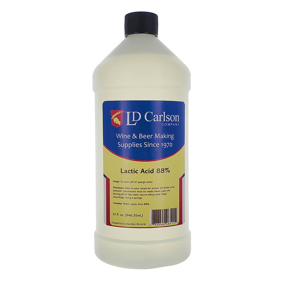 Wine And Beer Making Lactic Acid 88% 32oz