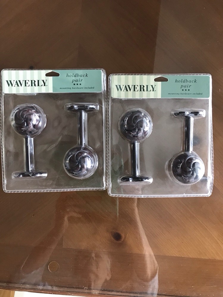 Waverly Curtain Holdbacks Two Pair