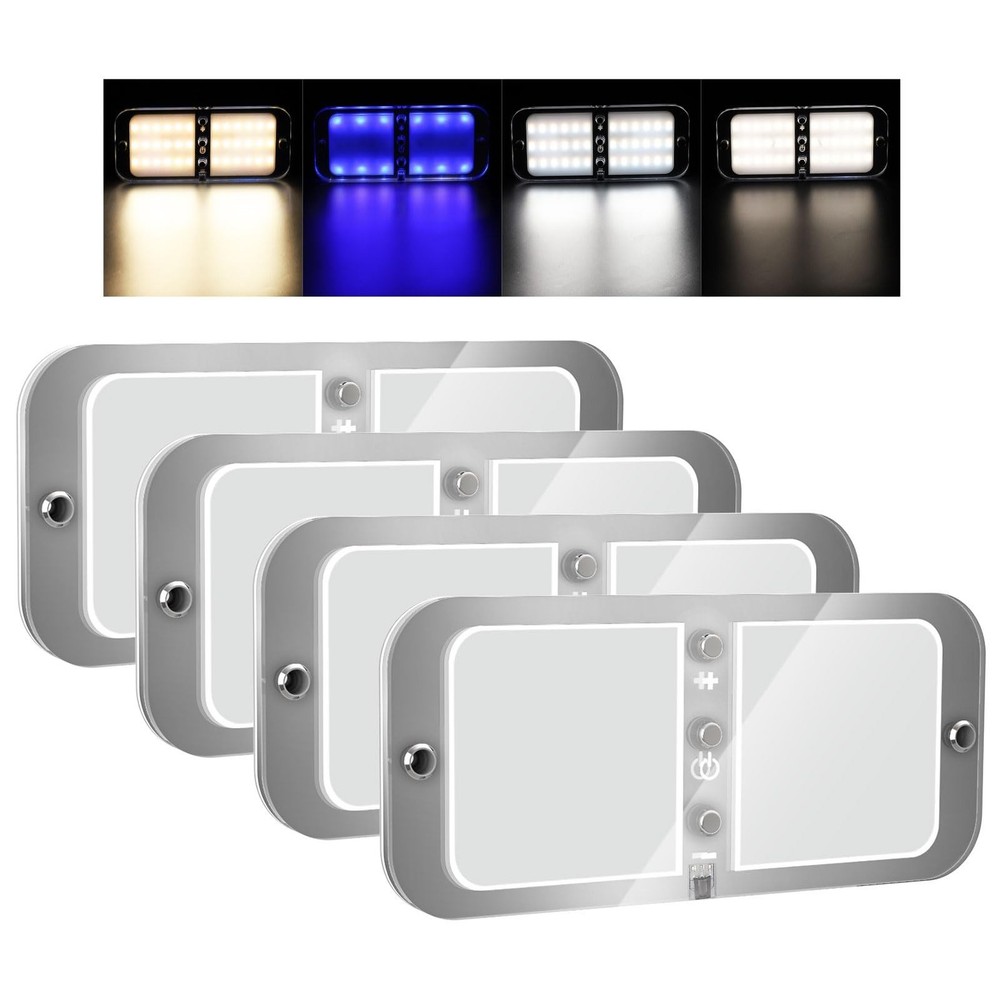BlueFire 800LM Dimmable RV Interior LED Lights, 6W 3000-6000K Camper Lighting...