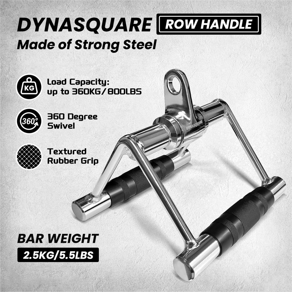 Tricep Press Down Cable Machine Attachment, Body Building, LAT Pulldown Attac...