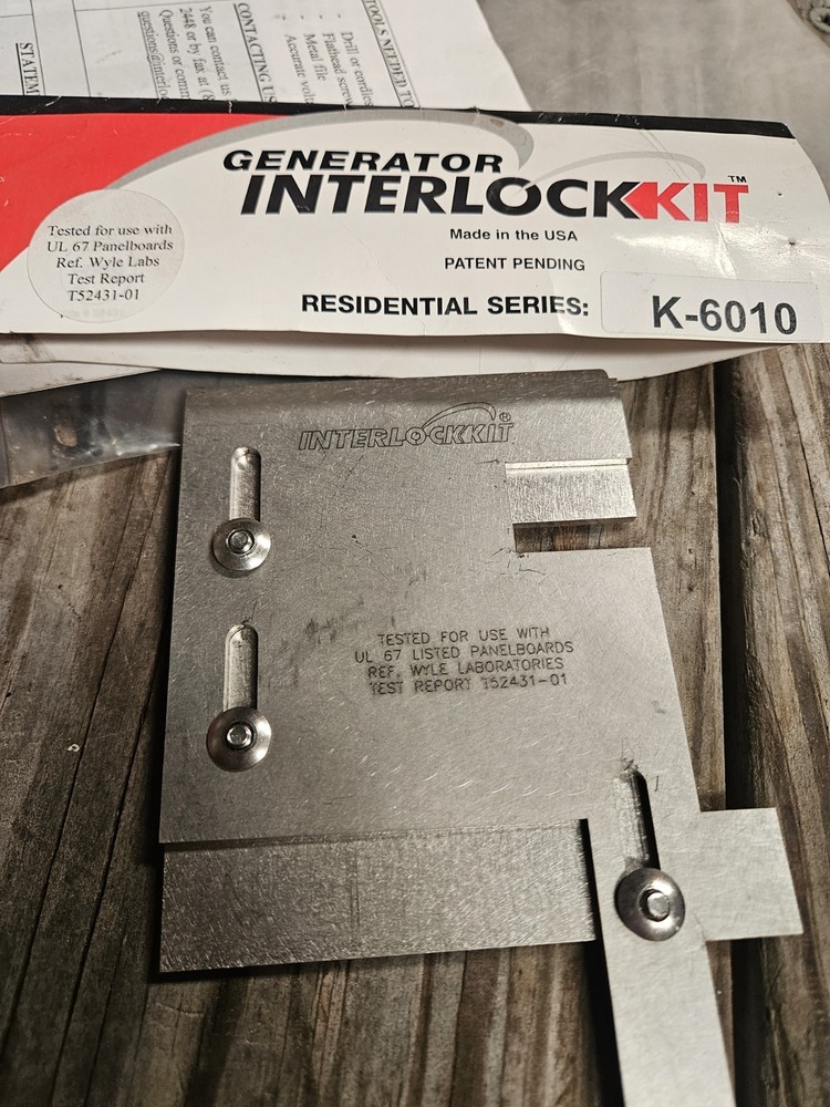 Generator interlock kit K-6010