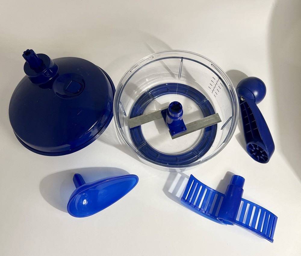 Tupperware Quick Chef Chopper With Whisk Attachment And Funnel