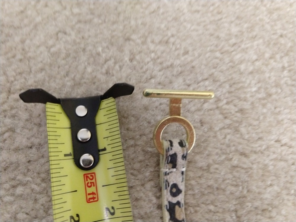 Dana Buchman Leopard Print Belt Thin Width Size 12