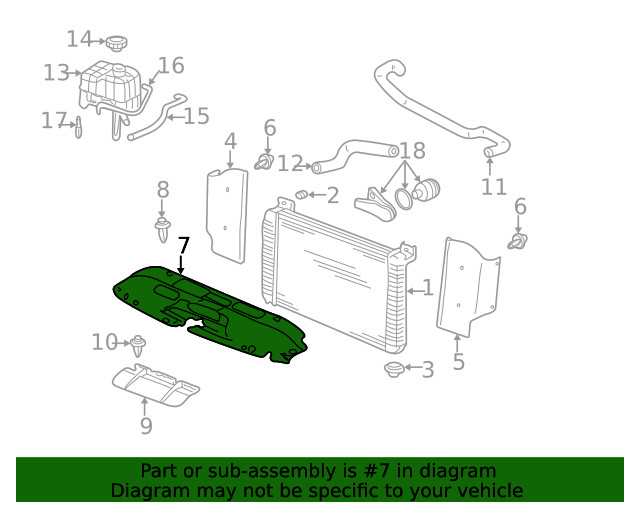 Genuine GM Upper Panel 15809934
