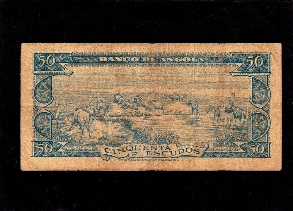 Angola 50 escudos 1962 P-93 G